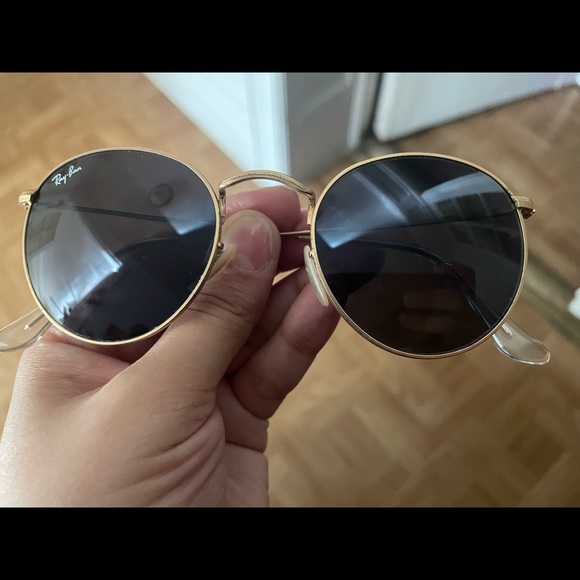 Ray-Ban RB3447 Round Polarized Sunglasses - Picture 4 of 9